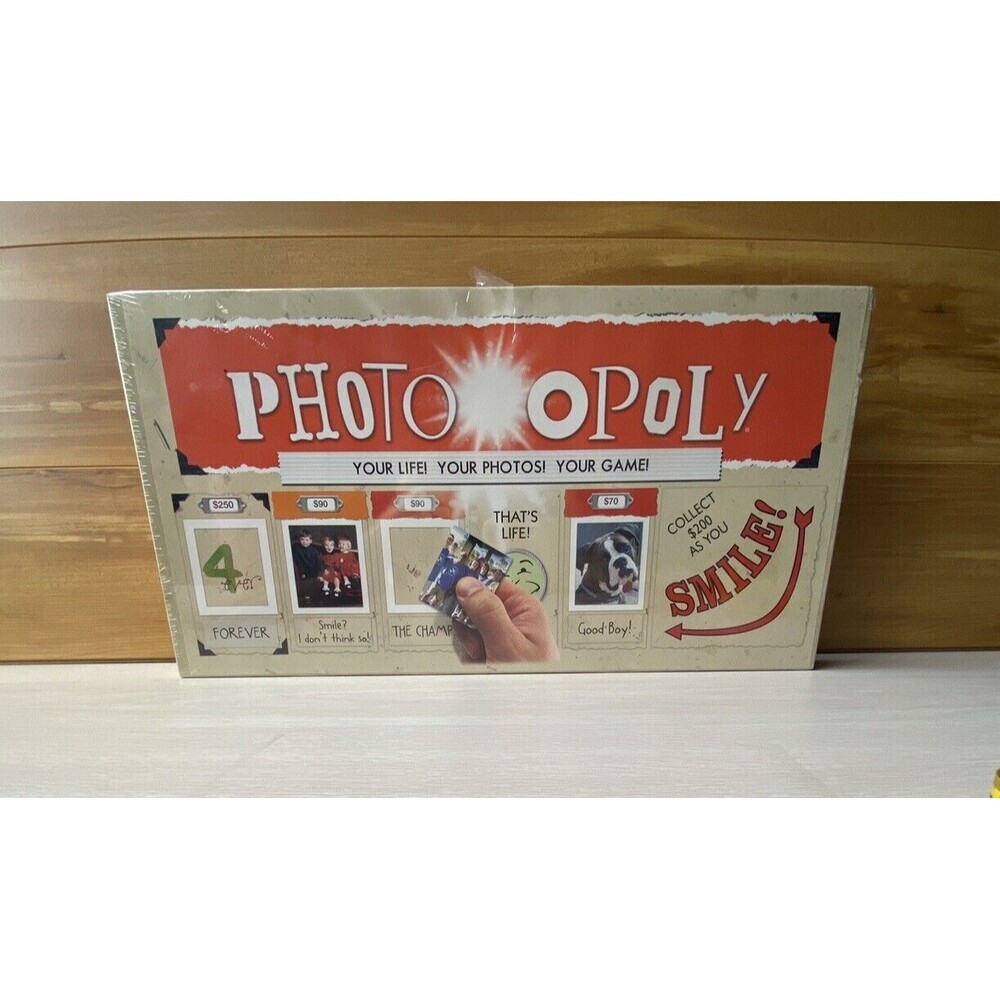 Photo-opoly Themed Monopoly Game *Use Your Own Photos* Brand New Factory Sealed